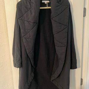 Oversized sweater jacket